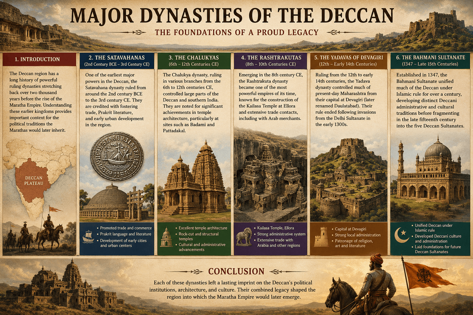 Major Dynasties Before the Marathas: The Deccan's Earlier Rulers