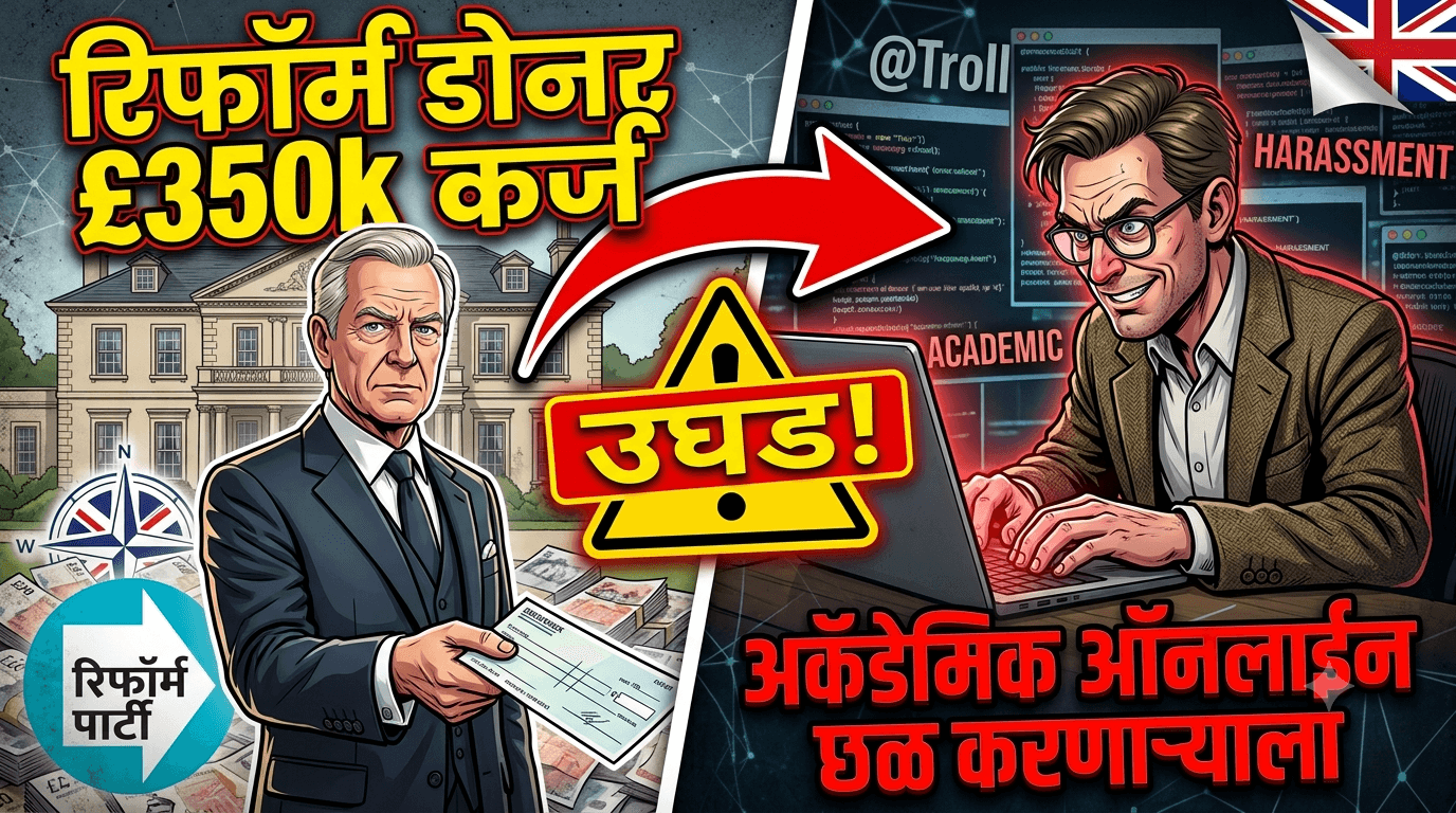 रिफॉर्म दाता बेन डेलोने £350,000 शैक्षणिकाला कर्ज दिले, जो ऑनलाइन छळात गुंतलेला आढळला