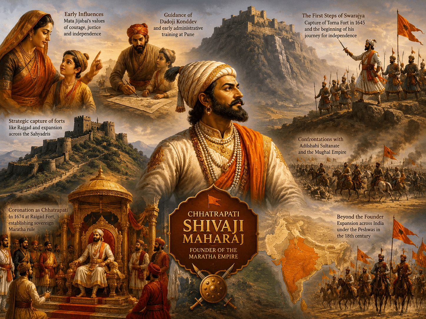 Who Founded the Maratha Empire? The Story of Chhatrapati Shivaji Maharaj