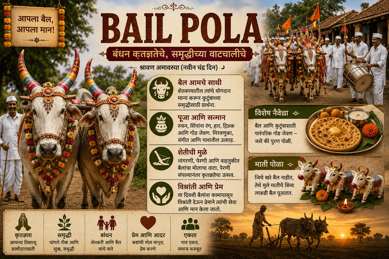 Bail Pola: Cultural Beliefs and Historical Significance in Maharashtra