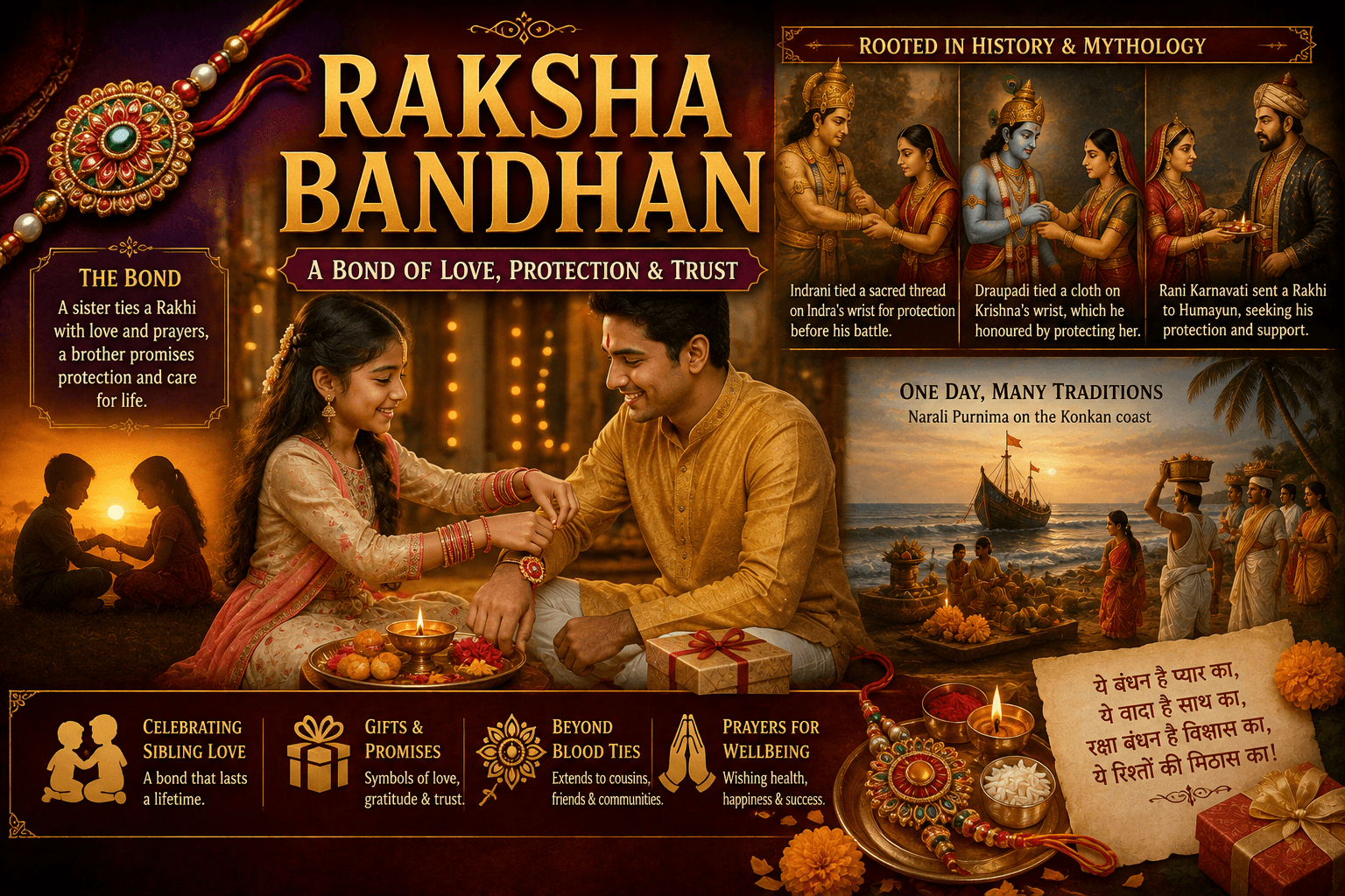 Raksha Bandhan: Cultural Beliefs and Historical Significance