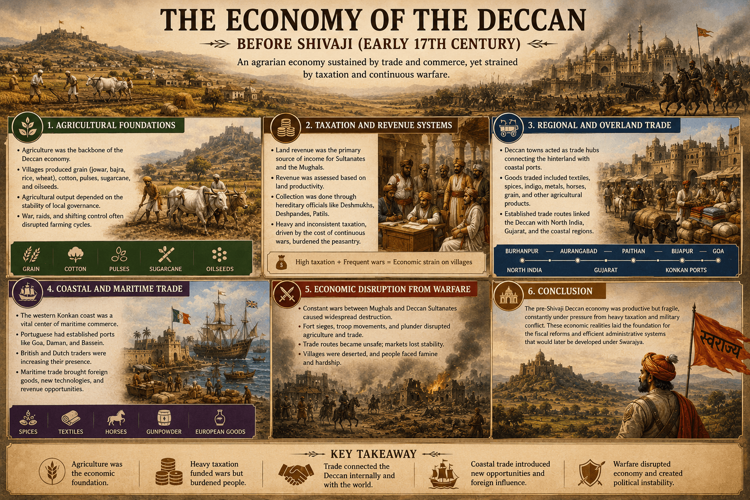 Economy Before Shivaji Maharaj: Trade, Taxation, and Agriculture in the Deccan