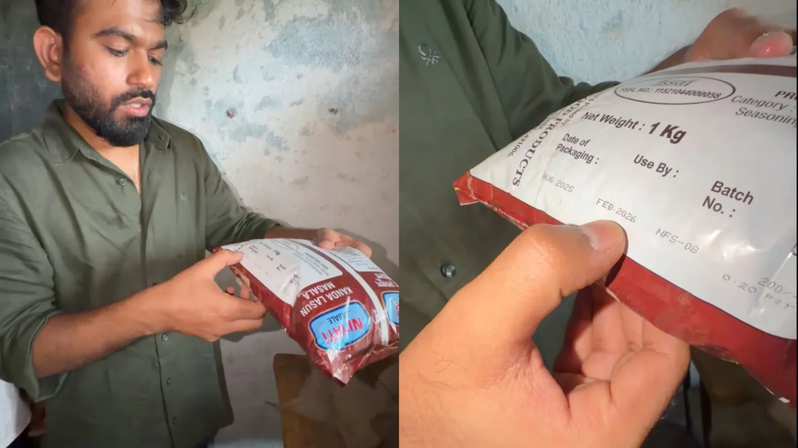 Abhijeet Dipke claims expired food packets found at Maharashtra school